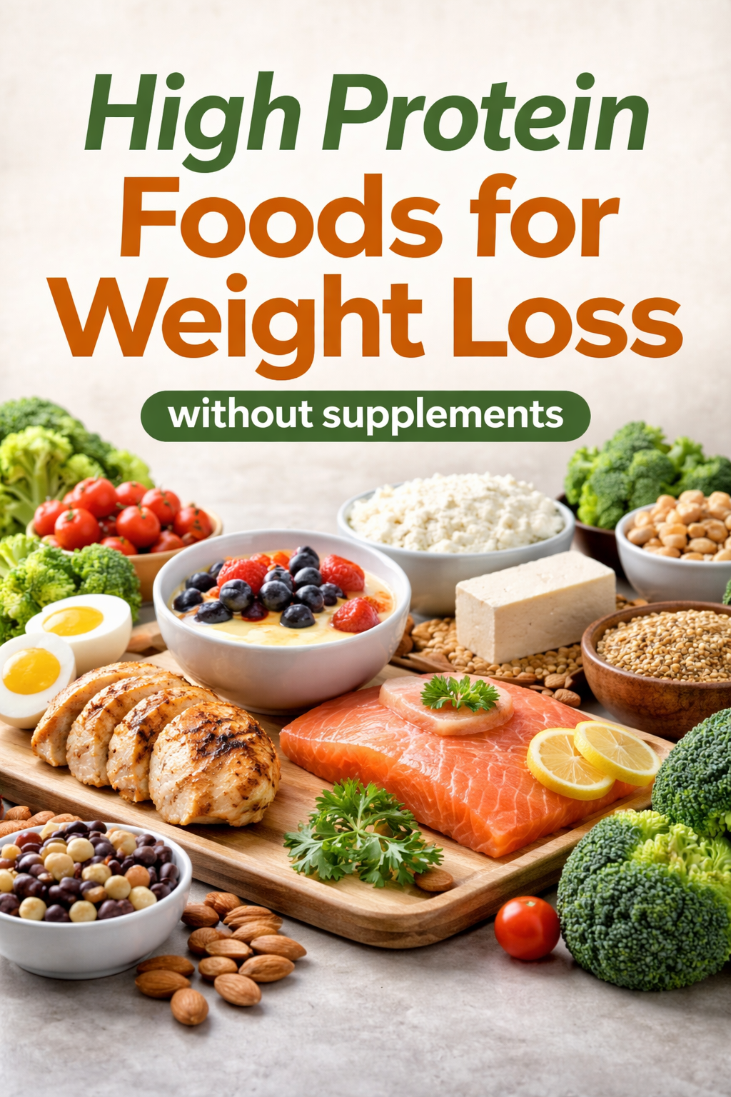 High Protein Foods For Weight Loss Without Supplements