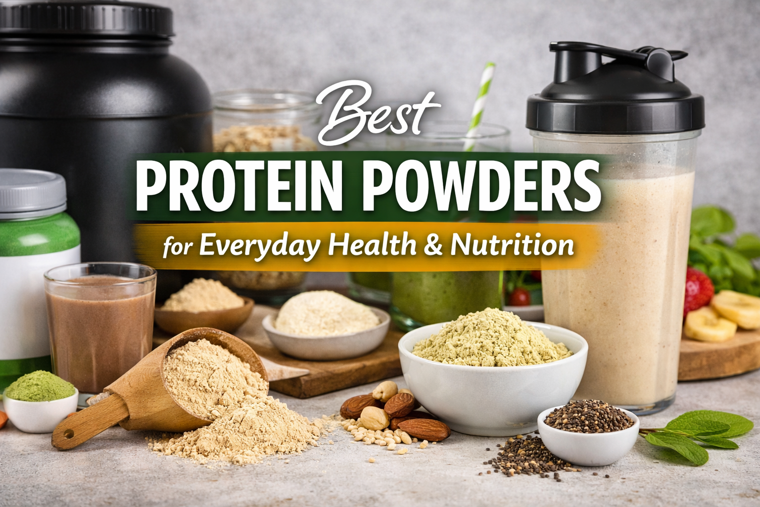 Best Protein Powders For Everyday Health And Nutrition