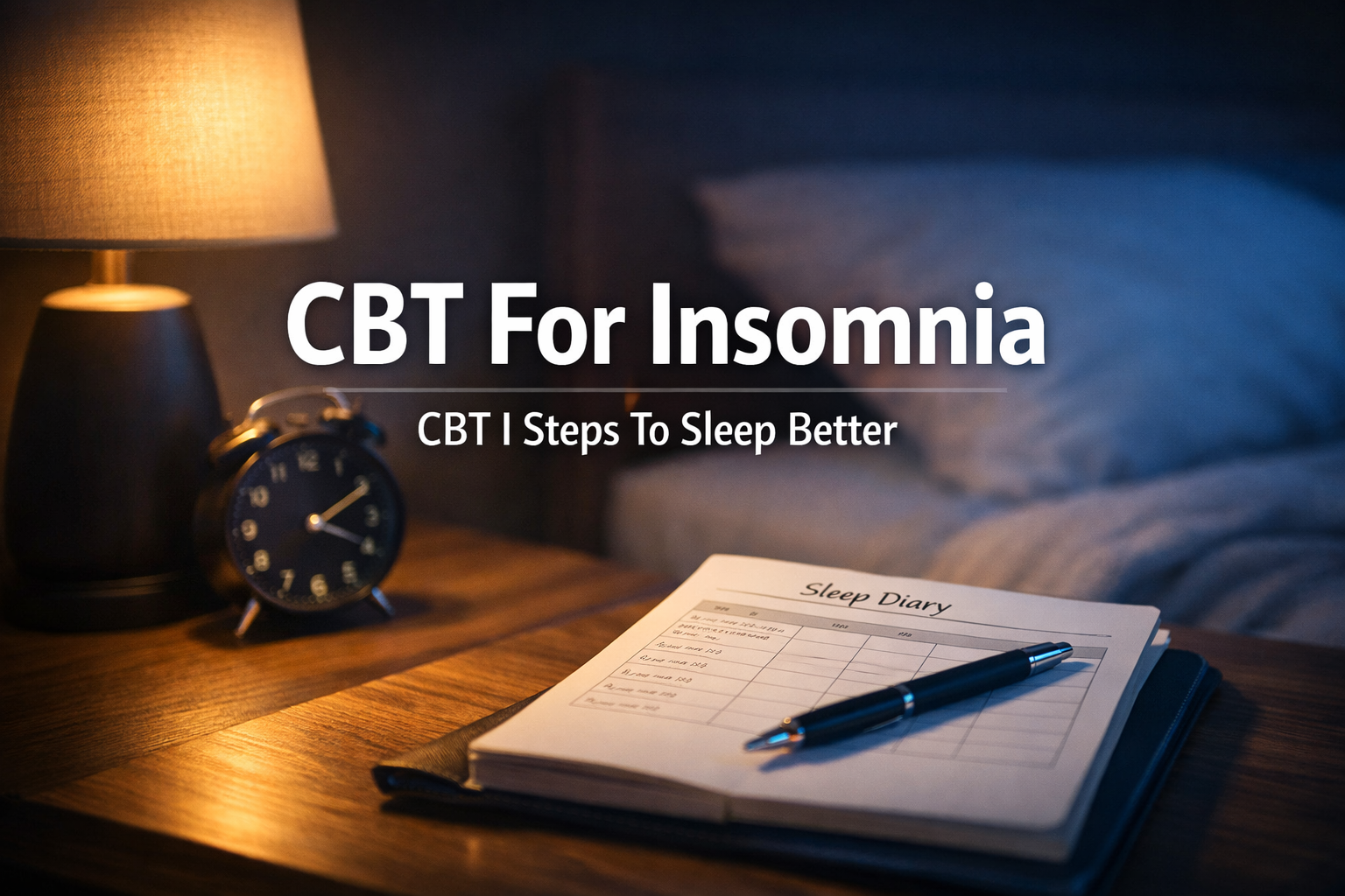 CBT For Insomnia The Complete CBT I Guide To Better Sleep