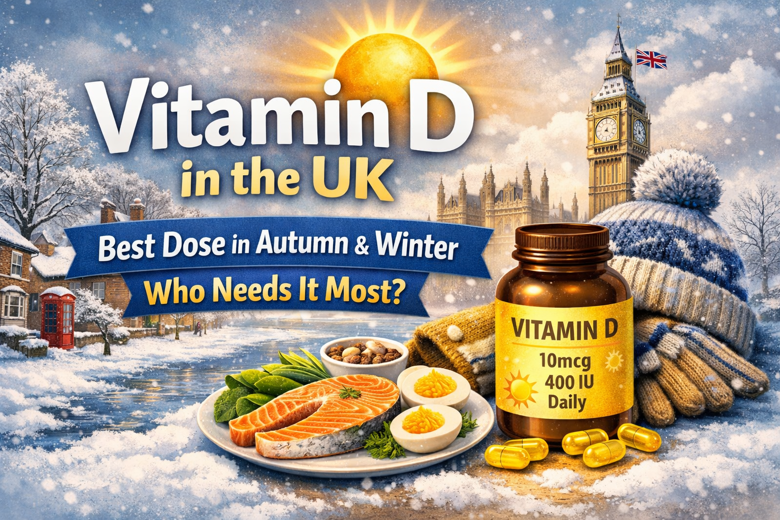 Vitamin D In The UK The Best Dose In Autumn And Winter