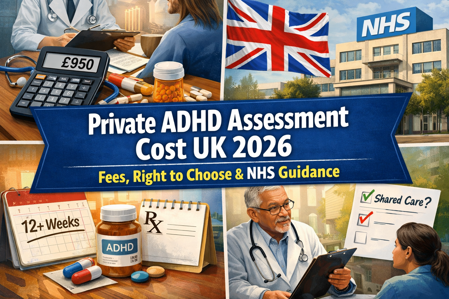 Private ADHD Assessment Cost UK 2026 Typical Fees Right To Choose Explained Shared Care Issues And NHS Guidance