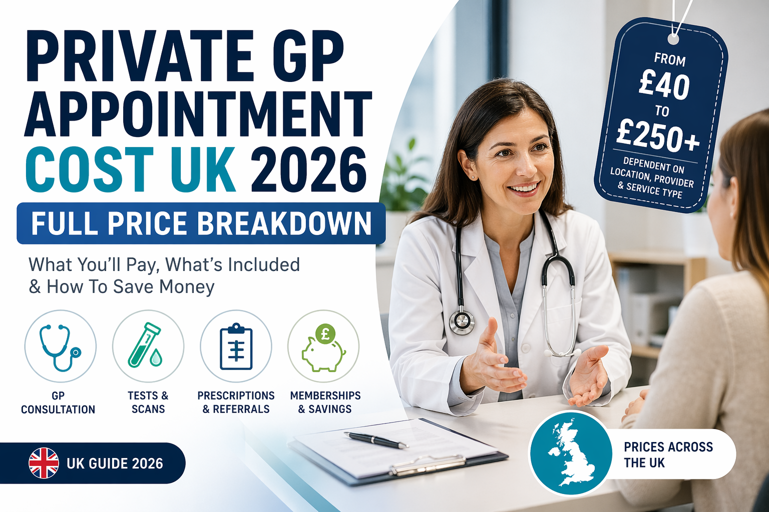 Private GP Appointment Cost UK 2026 Full Price Breakdown