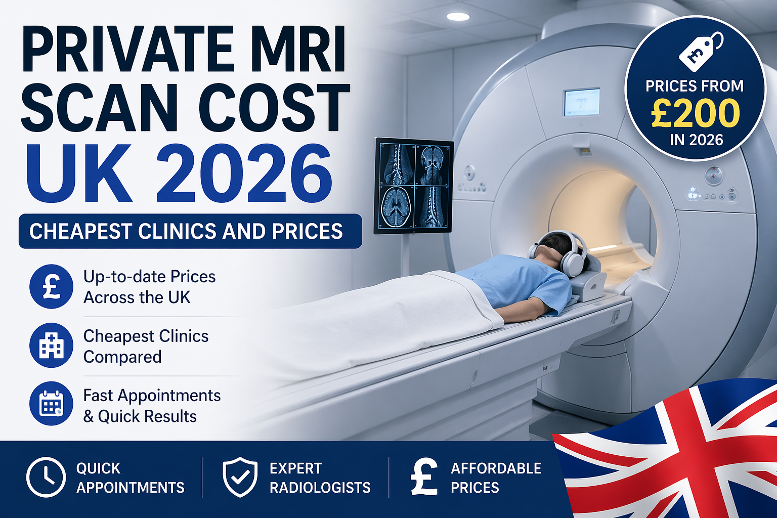Private MRI Scan Cost UK 2026 Cheapest Clinics And Prices