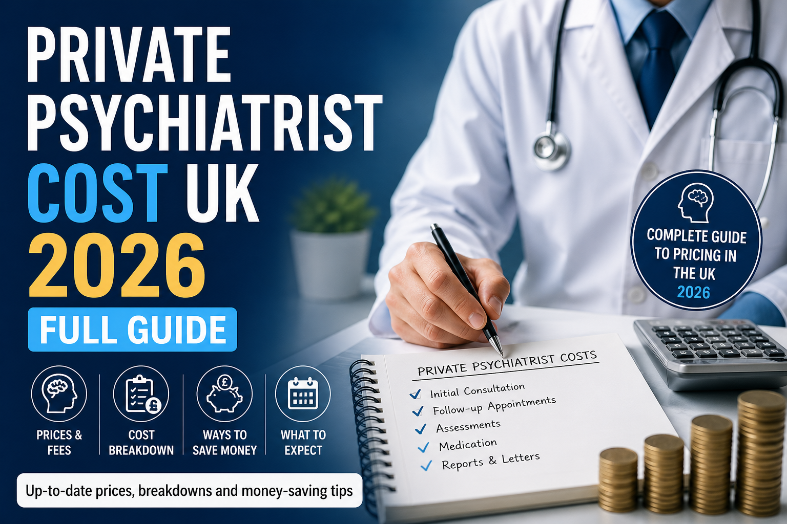 Private Psychiatrist Cost UK 2026 Full Guide