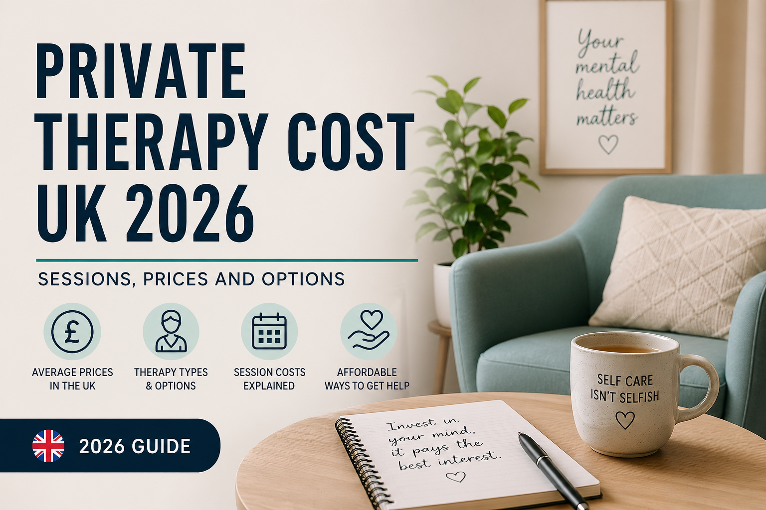 Private Therapy Cost UK 2026 Sessions Prices And Options