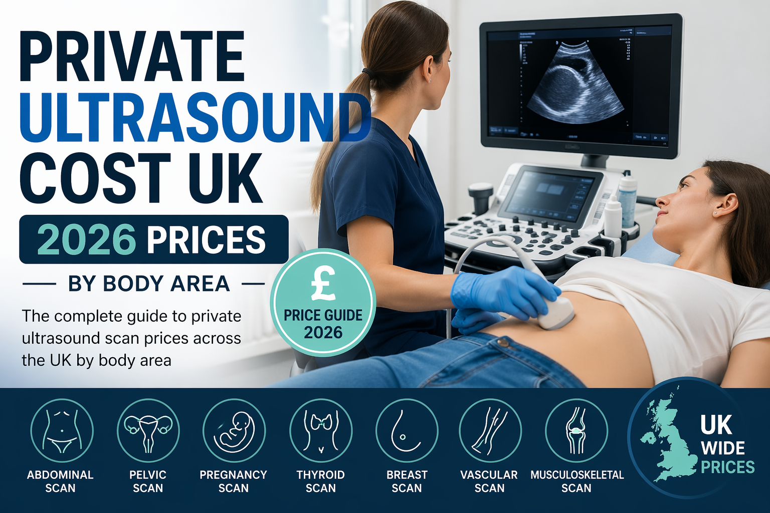 Private Ultrasound Cost UK 2026 Prices By Body Area