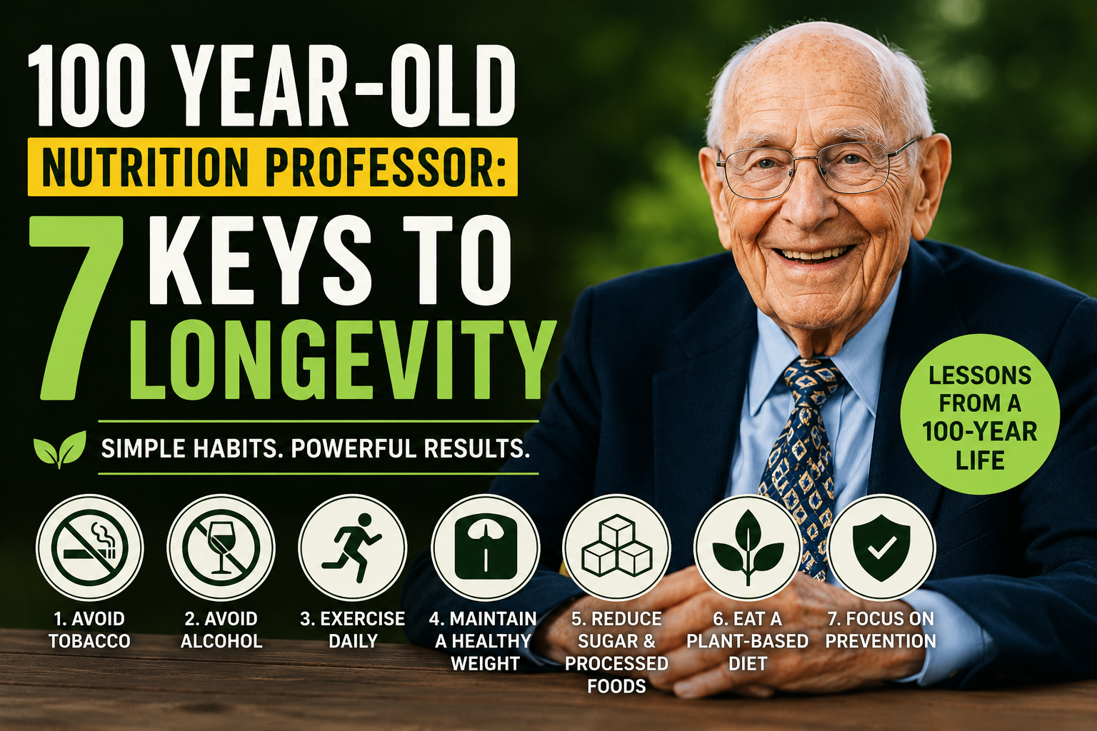 7 Powerful Longevity Secrets From A 100 Year Old Nutrition Professor