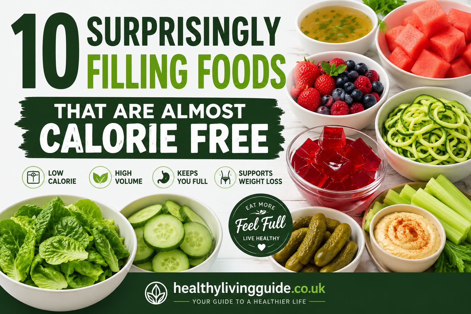 10 Surprisingly Filling Foods That Are Almost Calorie Free