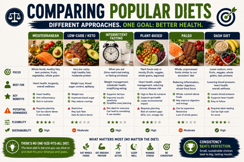 Comparing Popular Diets