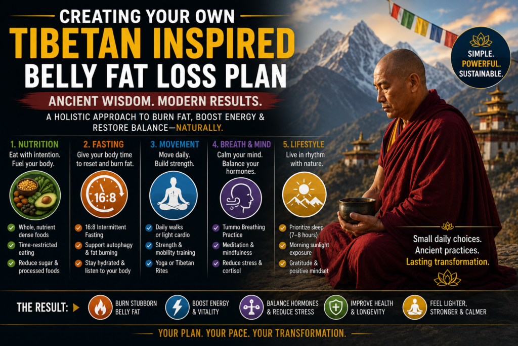 Creating Your Own Tibetan Inspired Belly Fat Loss Plan