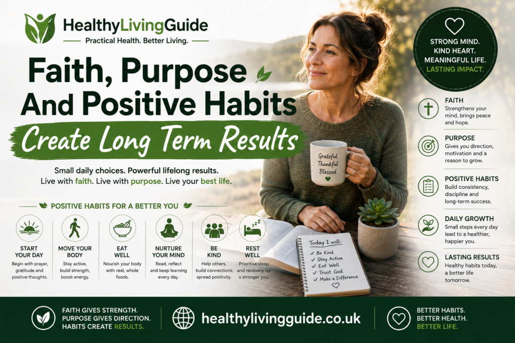 Faith Purpose And Positive Habits Create Long Term Results