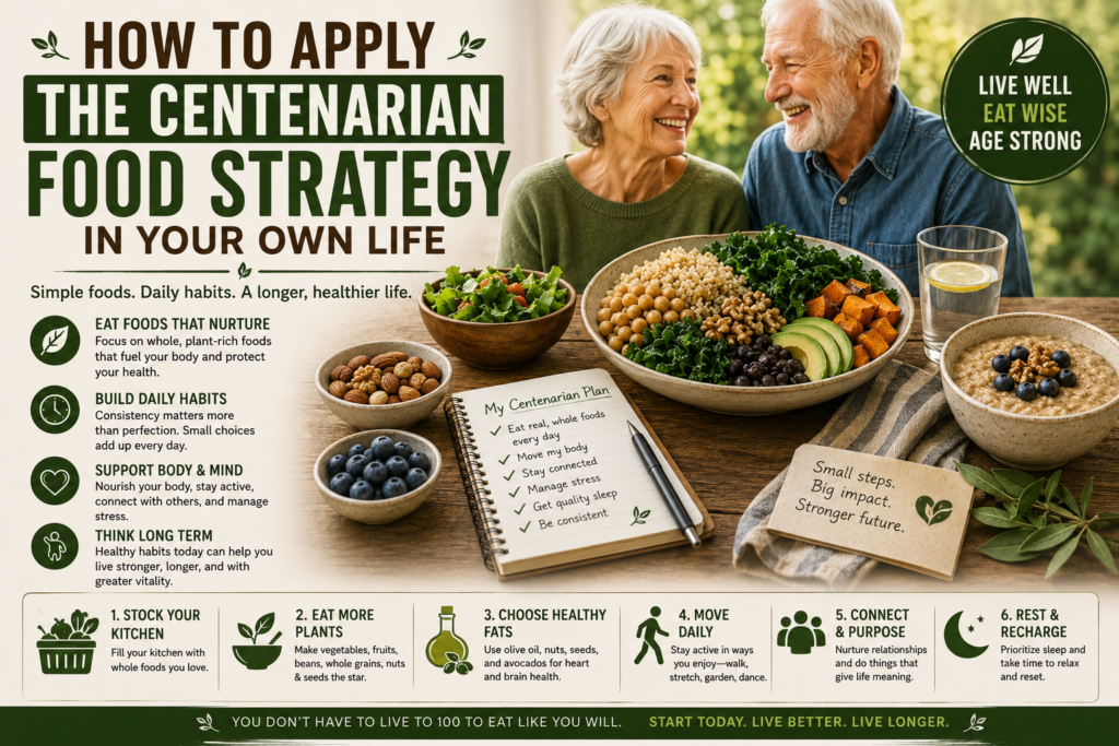 How To Apply The Centenarian Food Strategy In Your Own Life