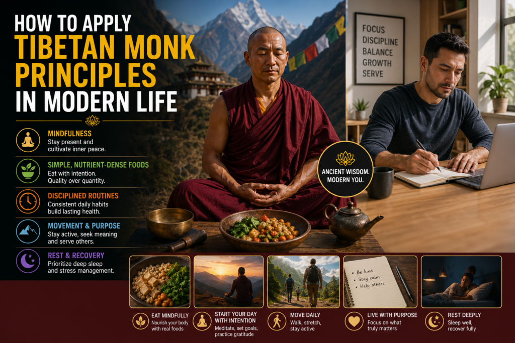 How To Apply Tibetan Monk Principles In Modern Life