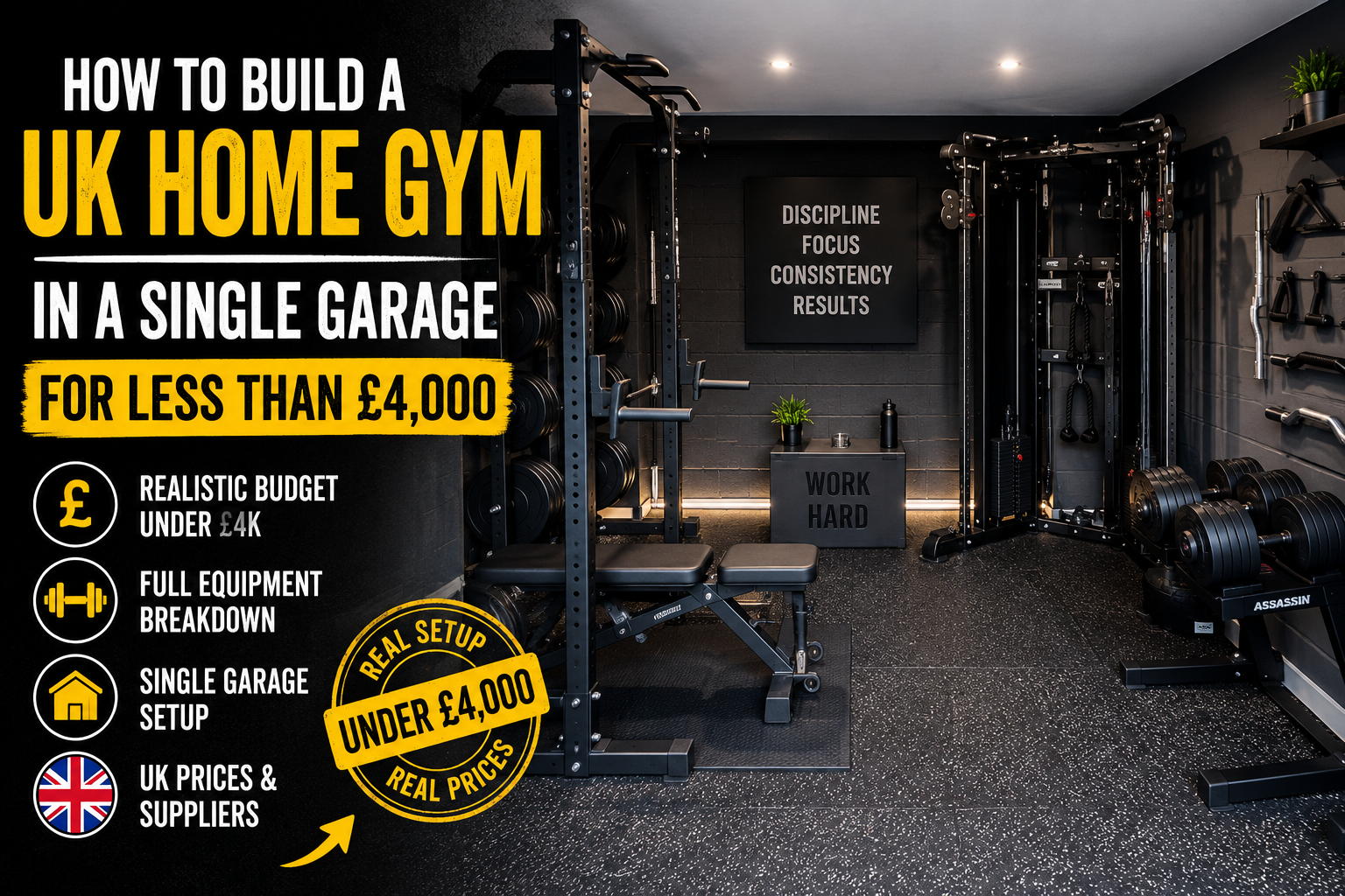 How To Build A UK Home Gym In A Single Garage For Less Than £4,000