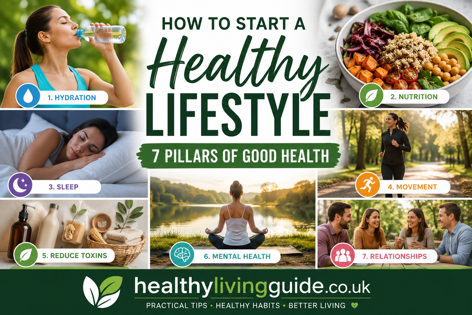 How To Start A Healthy Lifestyle With The 7 Pillars Of Good Health