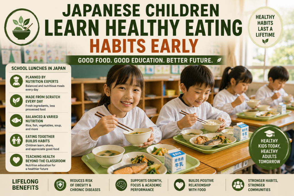 Japanese Children Learn Healthy Eating Habits Early