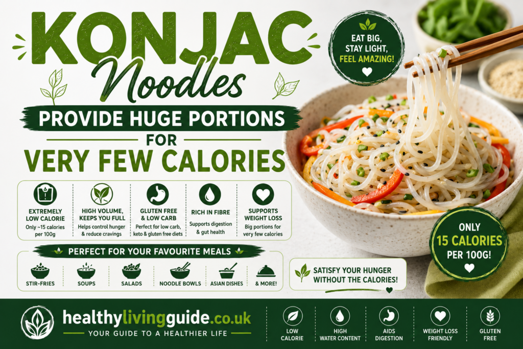 Konjac Noodles Provide Huge Portions For Very Few Calories