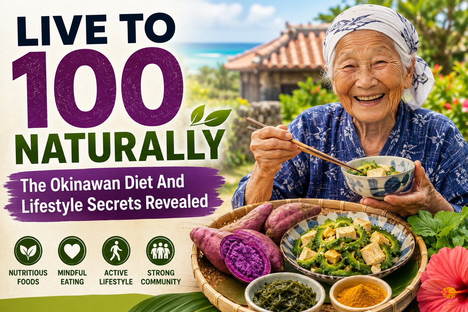 Live To 100 Naturally The Okinawan Diet And Lifestyle Secrets Revealed