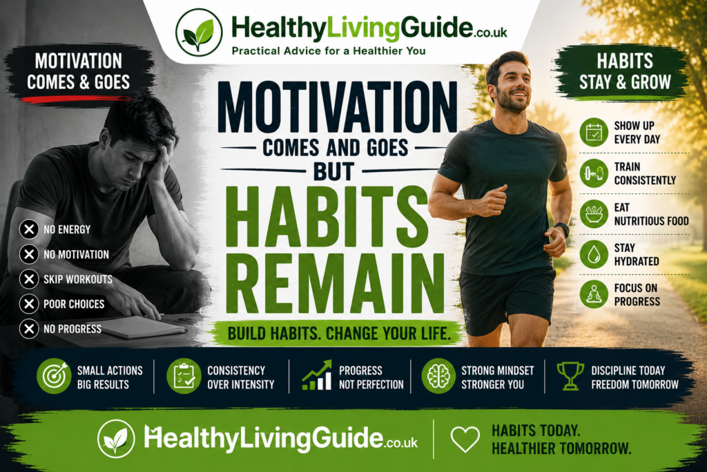 Motivation Comes And Goes But Habits Remain
