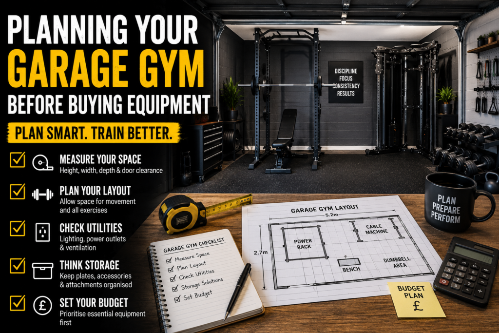 Planning Your Garage Gym Before Buying Equipment