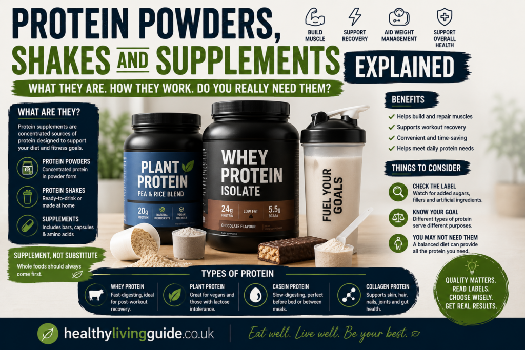 Protein Powders, Shakes And Supplements Explained