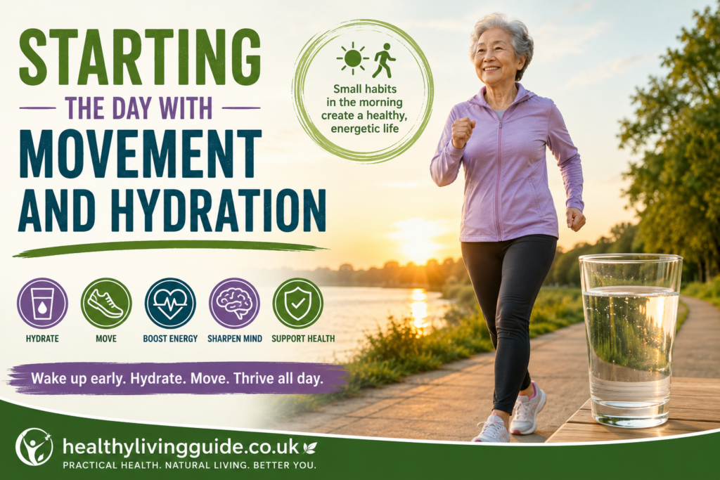 Starting The Day With Movement And Hydration