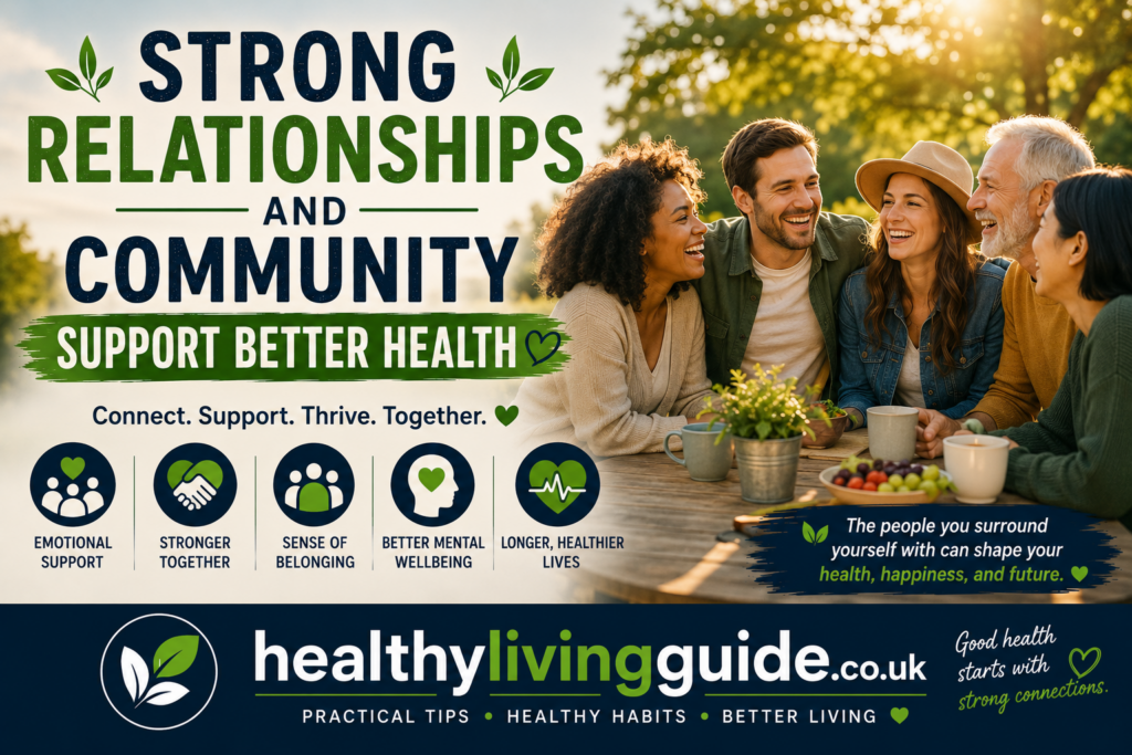 Strong Relationships And Community Support Better Health
