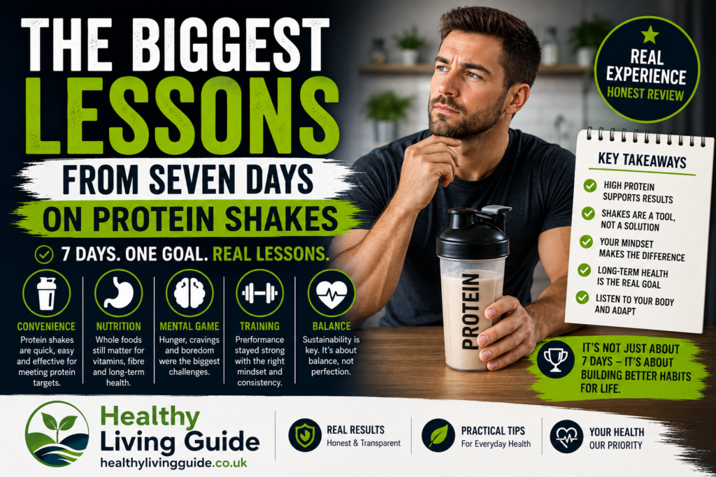 The Biggest Lessons From Seven Days On Protein Shakes