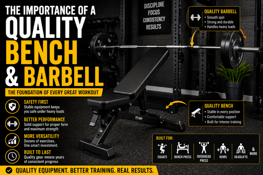 The Importance Of A Quality Bench And Barbell