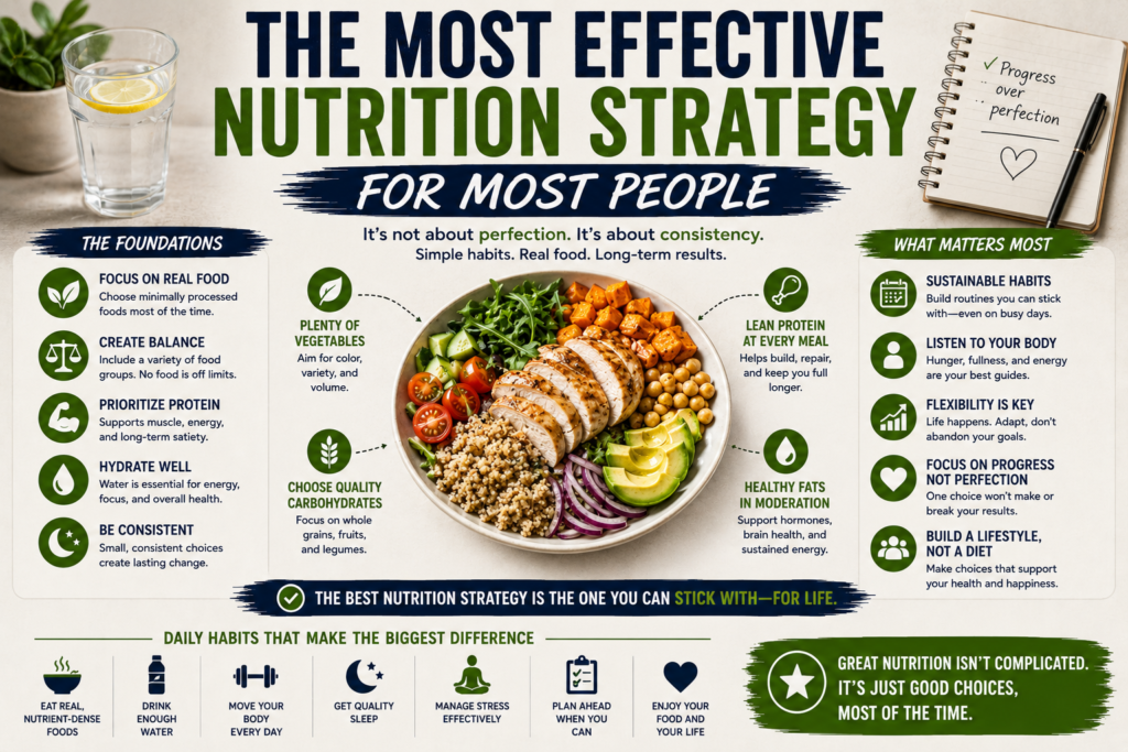 The Most Effective Nutrition Strategy For Most People