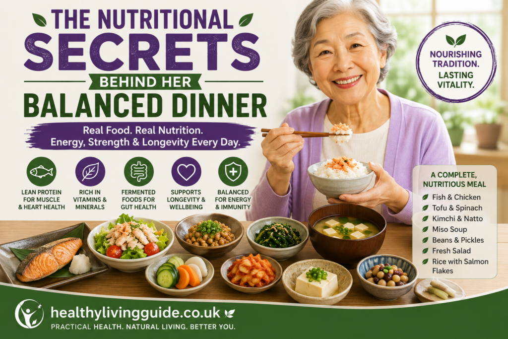 The Nutritional Secrets Behind Her Balanced Dinner