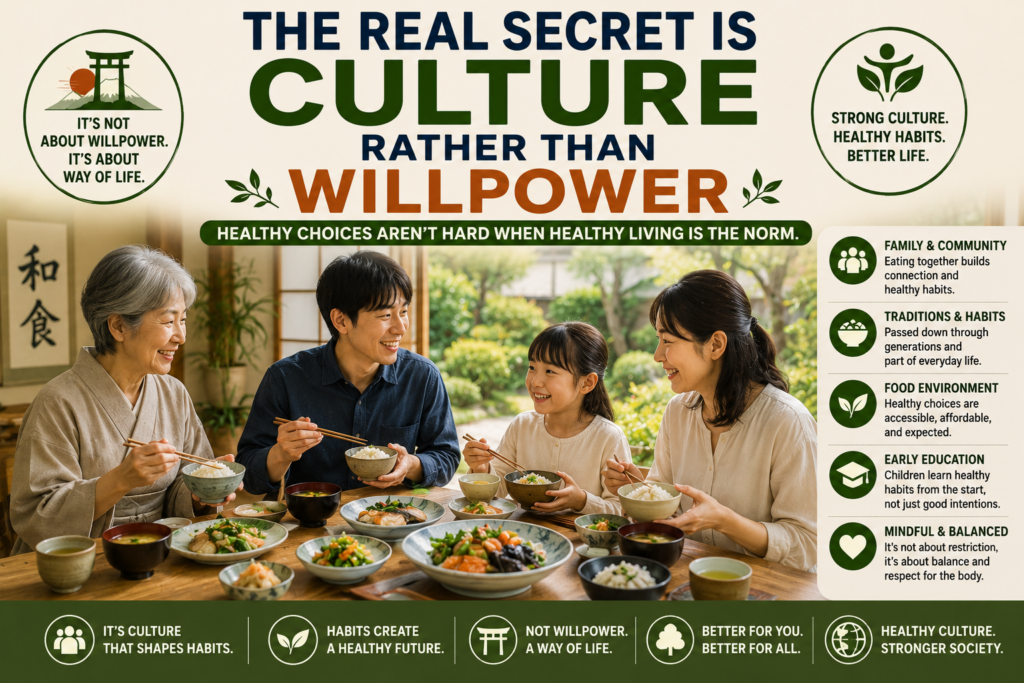 The Real Secret Is Culture Rather Than Willpower
