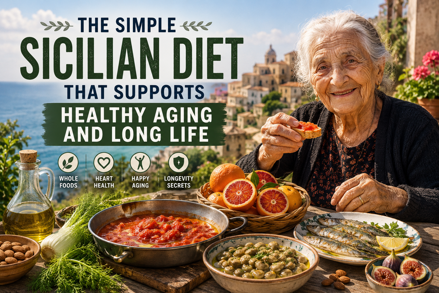The Simple Sicilian Diet That Supports Healthy Aging And Long Life