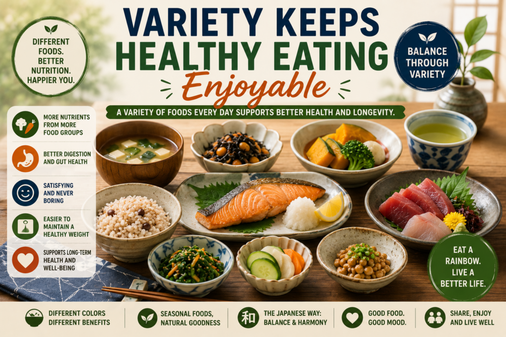 Variety Keeps Healthy Eating Enjoyable