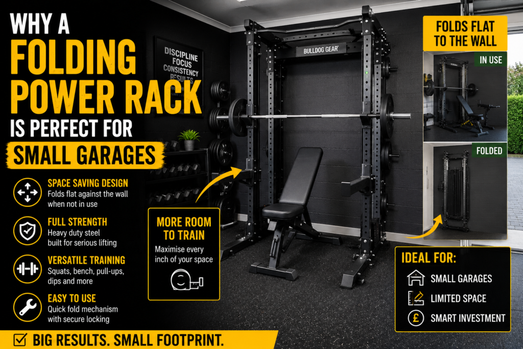 Why A Folding Power Rack Is Perfect For Small Garages