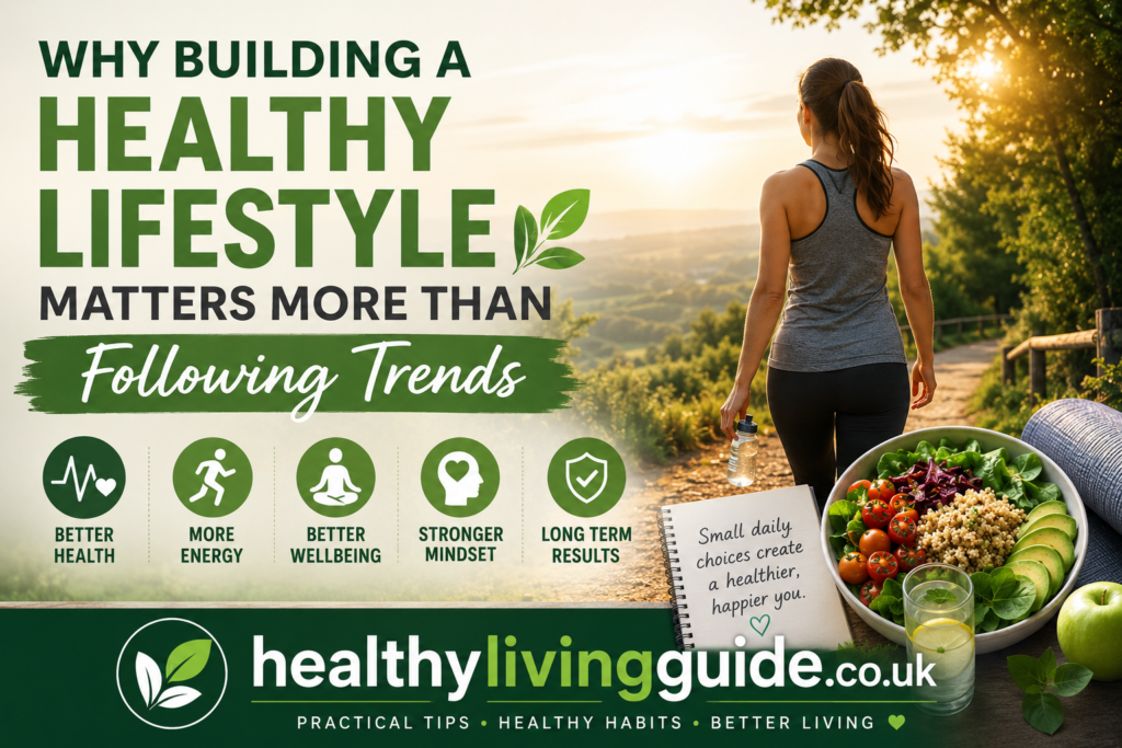 Why Building A Healthy Lifestyle Matters More Than Following Trends