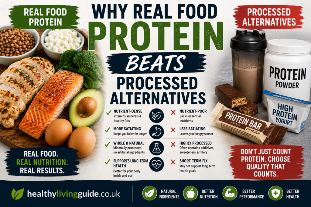 Why Real Food Protein Beats Processed Alternatives