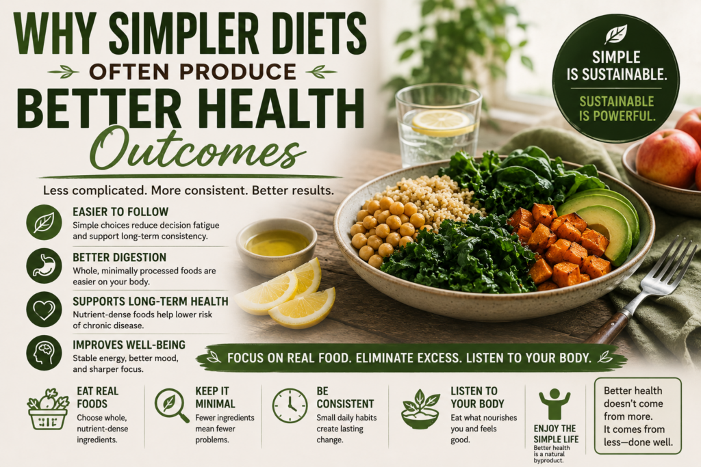 Why Simpler Diets Often Produce Better Health Outcomes