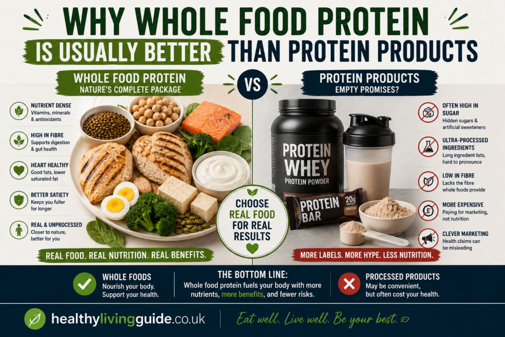 Why Whole Food Protein Is Usually Better Than Protein Products
