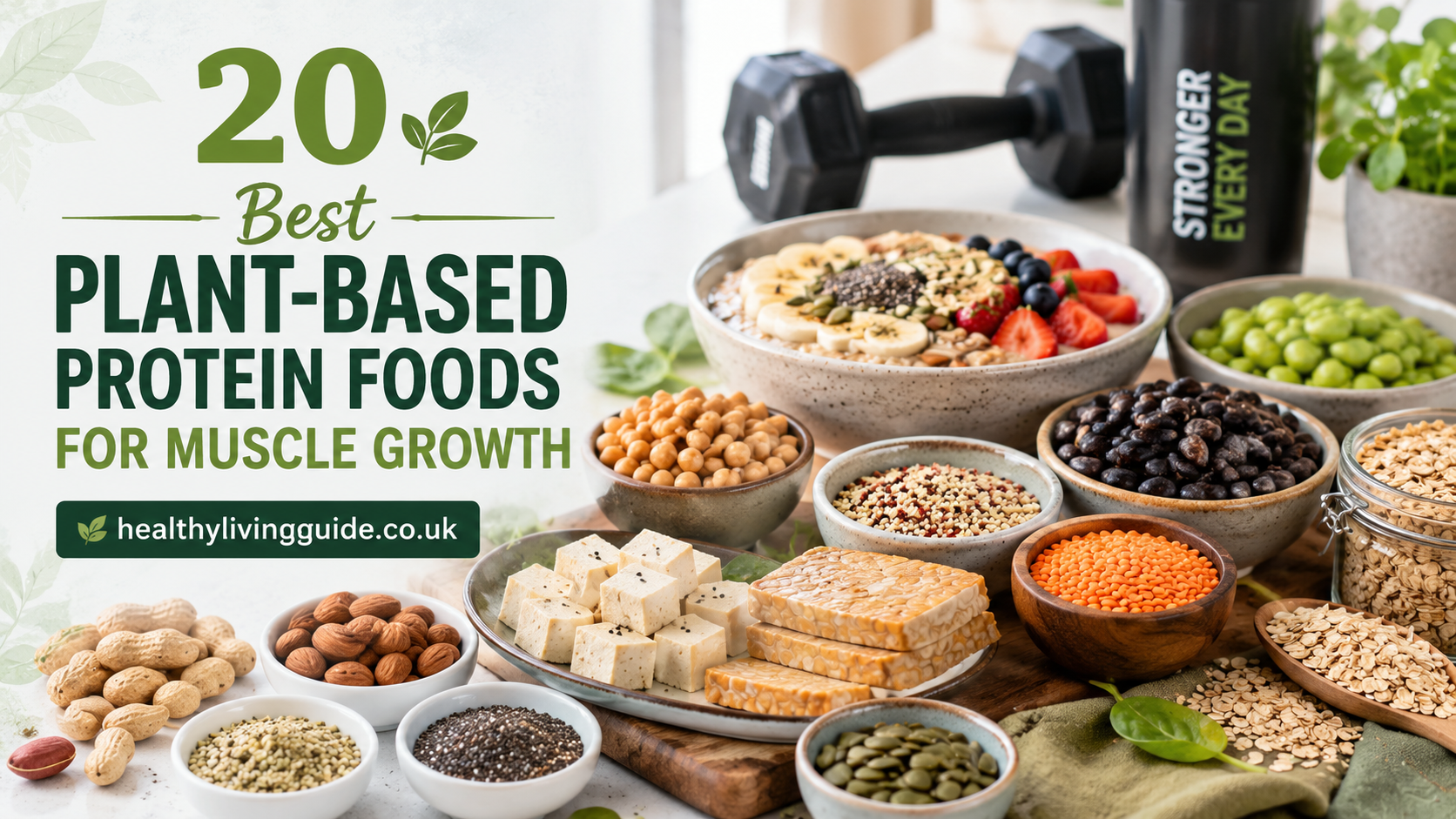 20 Best Plant Based Protein Foods For Muscle Growth