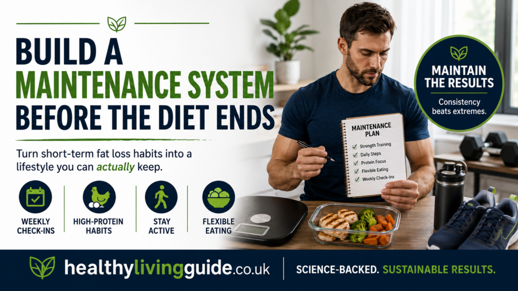 Build A Maintenance System Before The Diet Ends