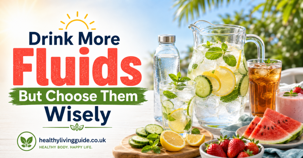 Drink More Fluids, But Choose Them Wisely