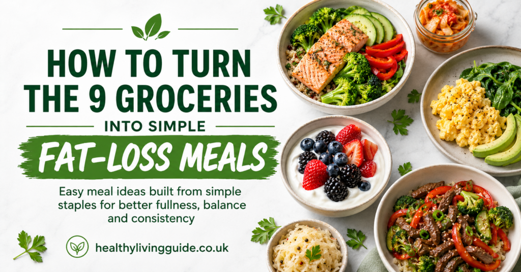 How To Turn The 9 Groceries Into Simple Fat-Loss Meals
