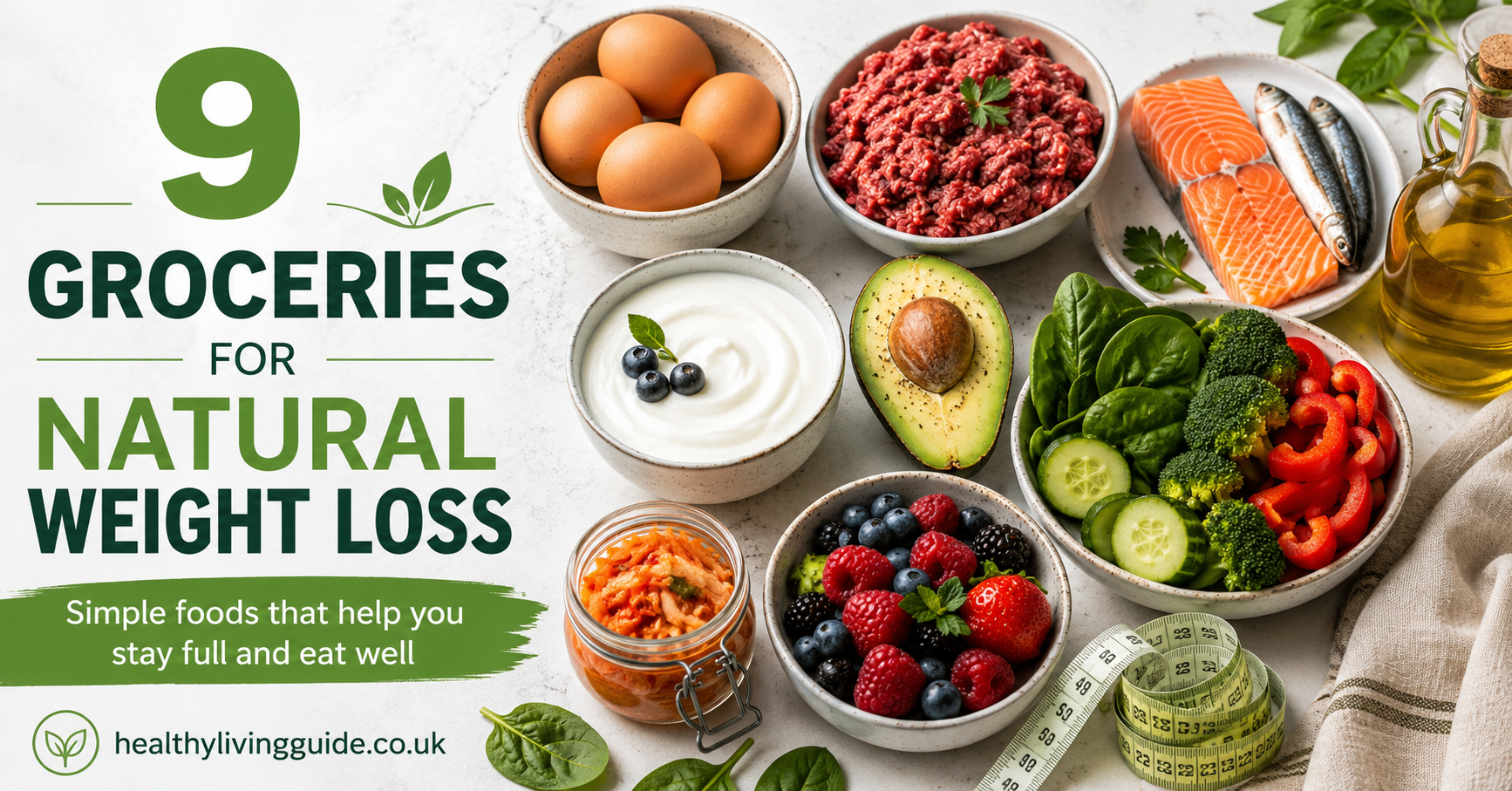 The Only 9 Groceries You Need To Lose Weight Naturally