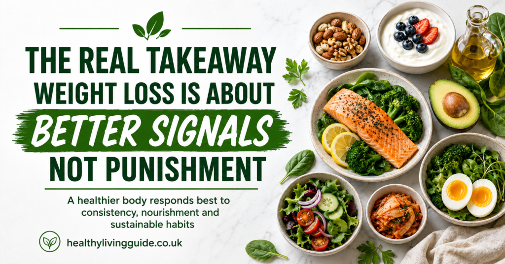 The Real Takeaway Weight Loss Is About Better Signals, Not Punishment