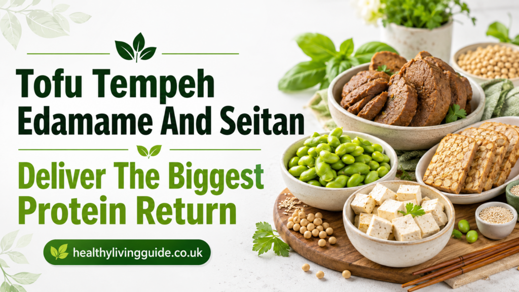 Tofu Tempeh Edamame And Seitan Deliver The Biggest Protein Return