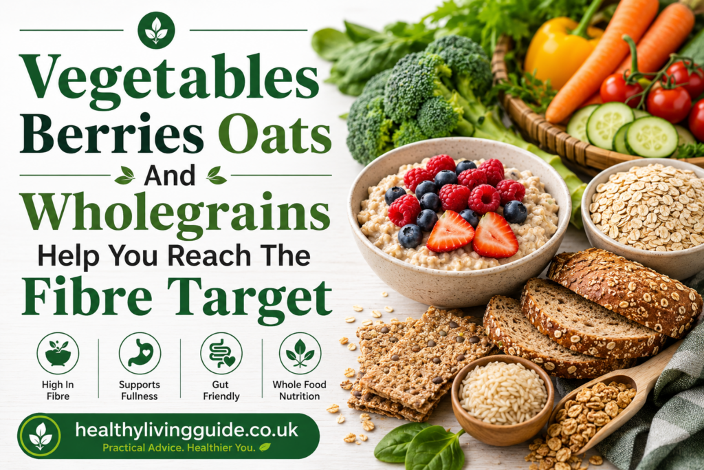 Vegetables Berries Oats And Wholegrains Help You Reach The Fibre Target