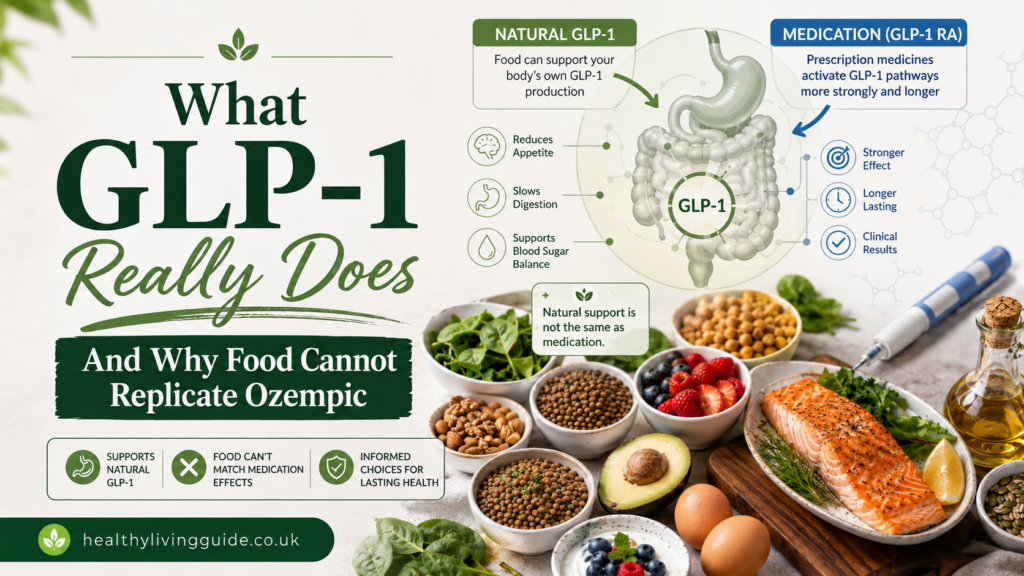 What GLP-1 Really Does And Why Food Cannot Replicate Ozempic