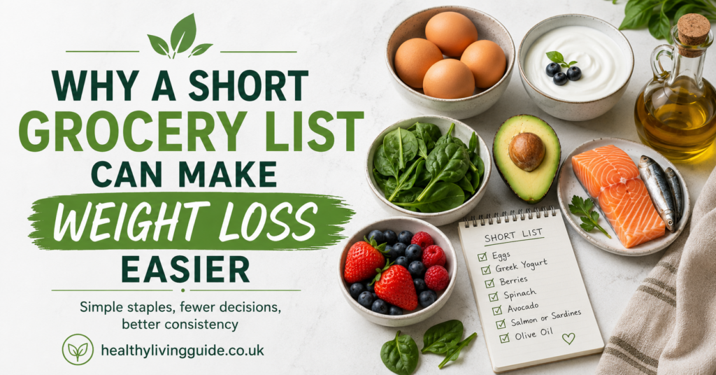 Why A Short Grocery List Can Make Weight Loss Easier